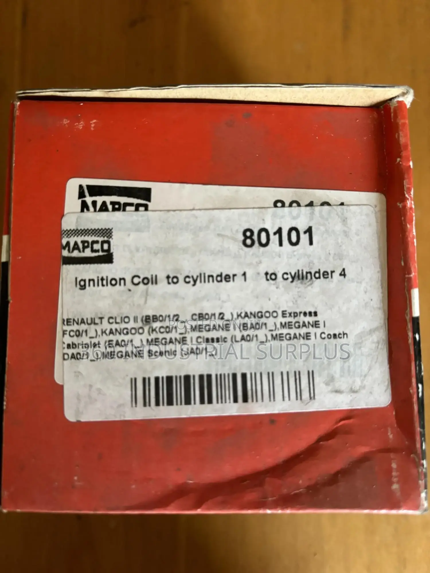 Mapco 80101 Ignition Coil for Renault Megane, Kangoo, Clio