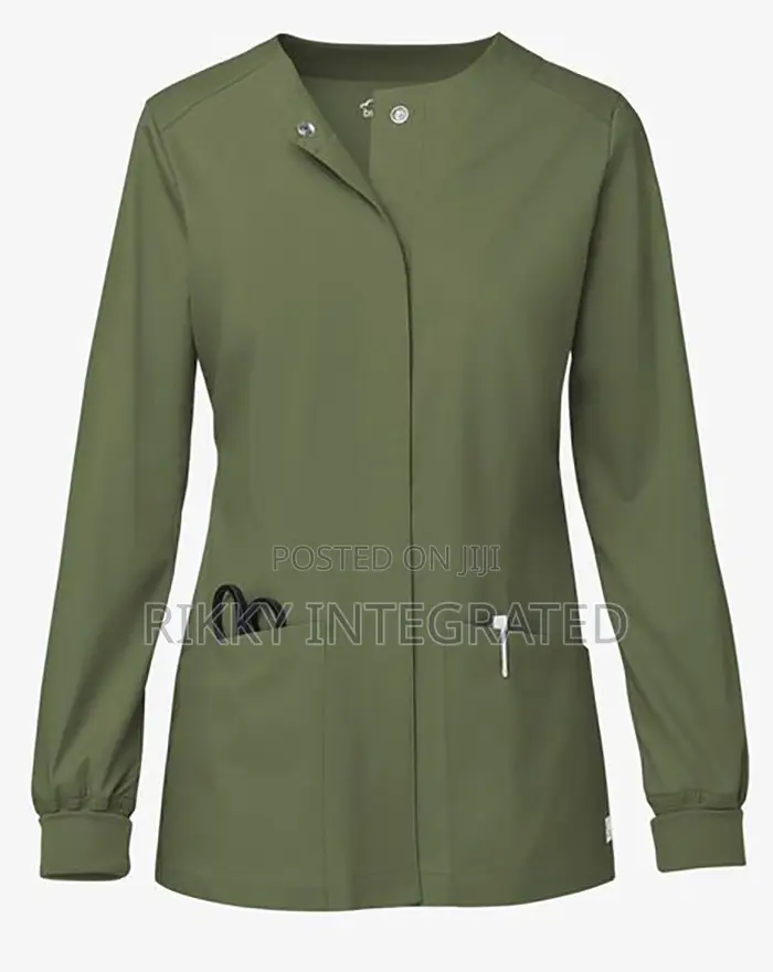 Flock Printed Polos Nurse Scrub Suits, T-Shirts