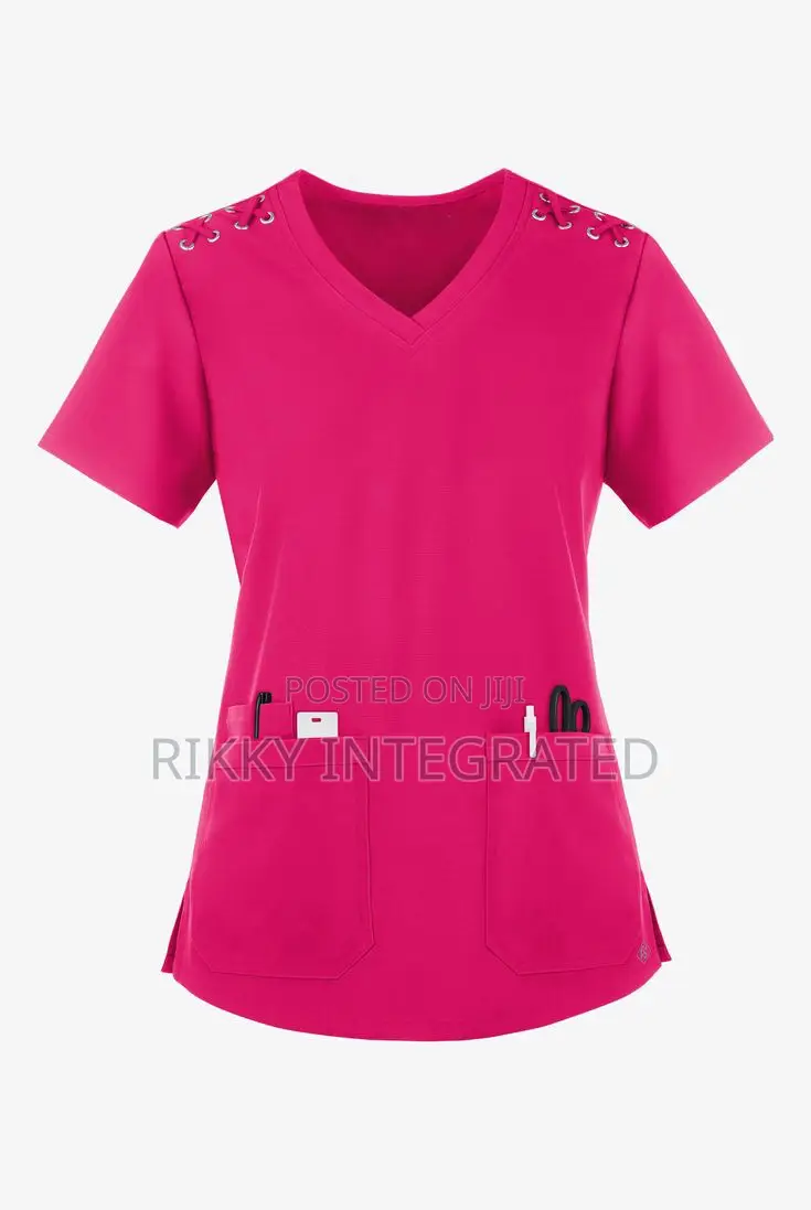 Heat Pressed Nurse Scrub Suits With Logos