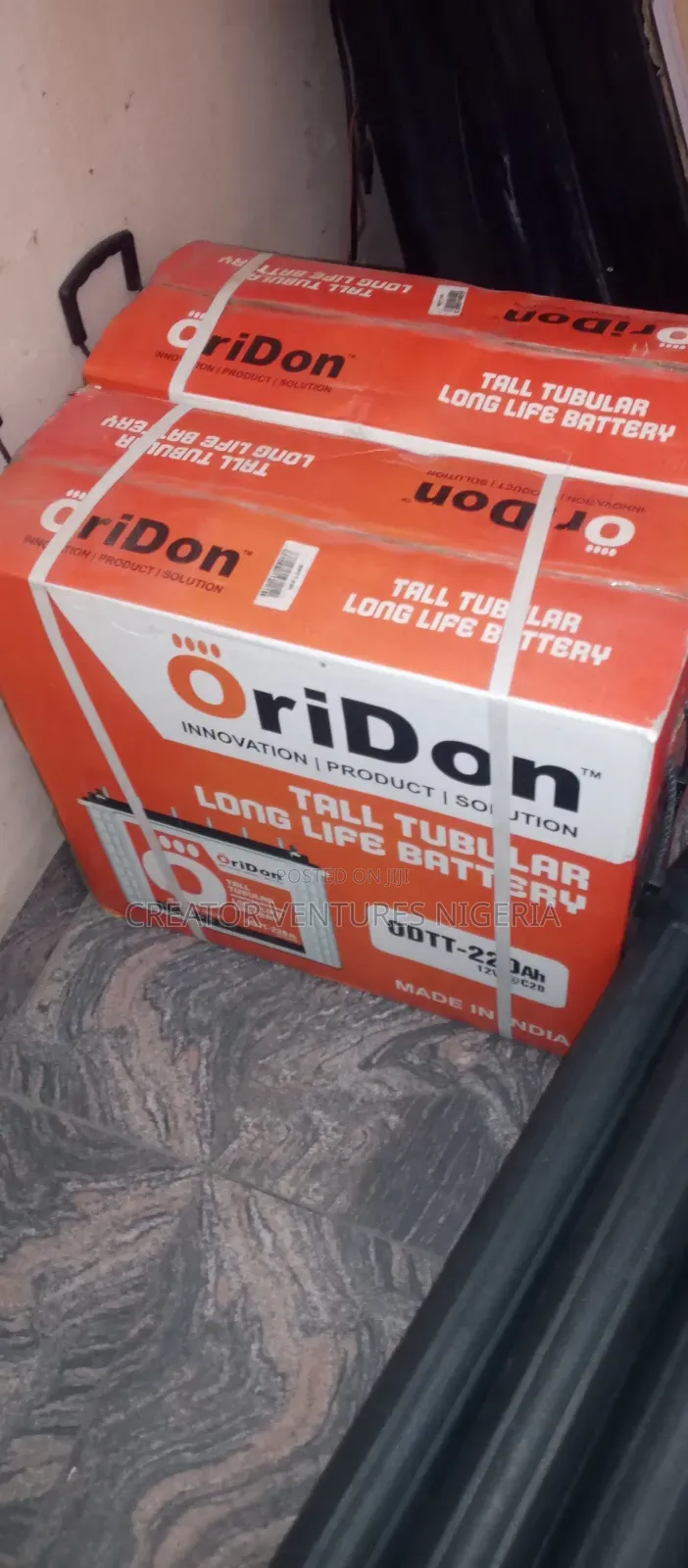 SOLAR TUBULAR Battery Oridon 220ah India,Long Lasting,