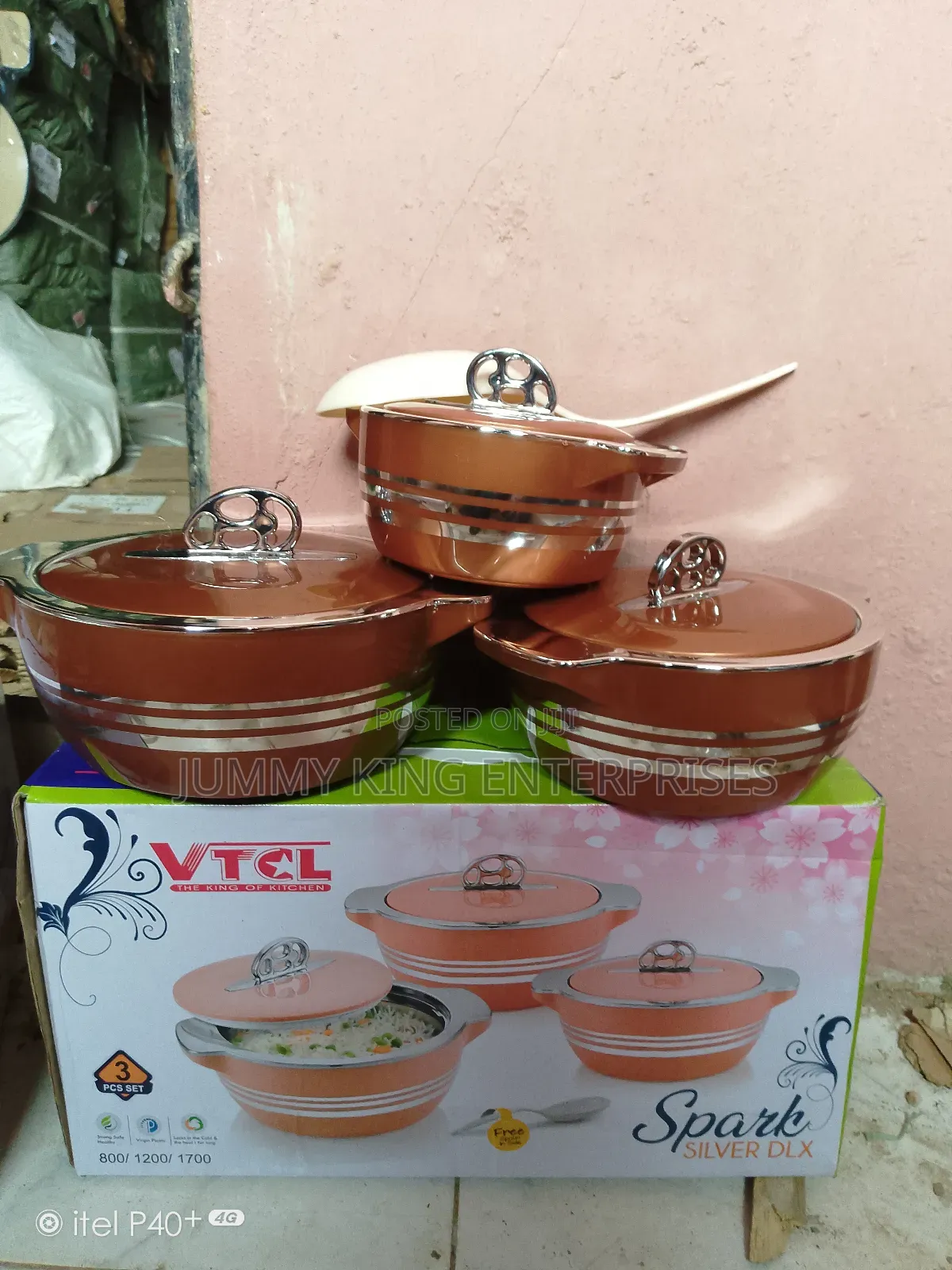 Set of 3 Casserole Food Warmer