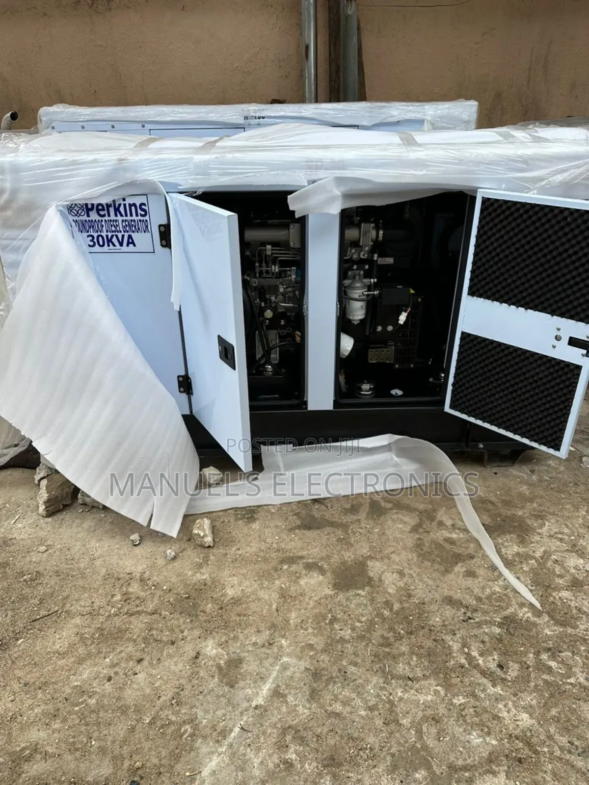 Brand New Perkins Diesel Soundproof Generator Model Sp30kva