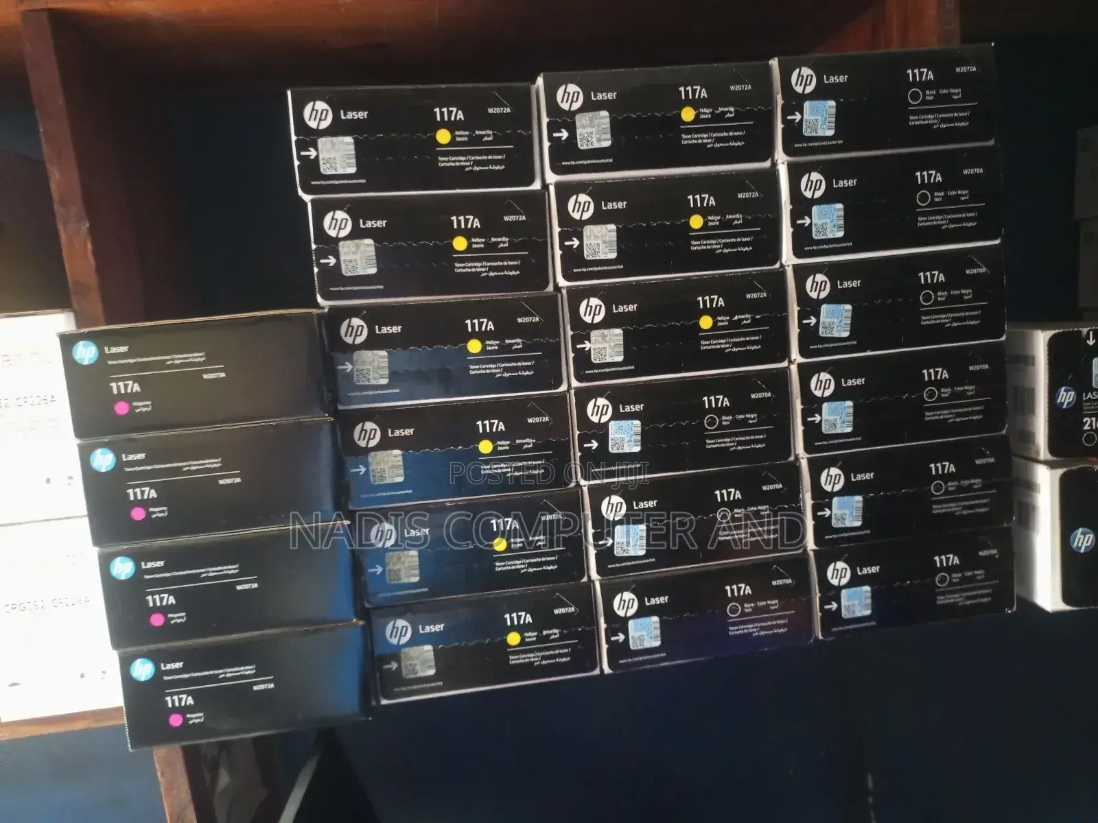 Hp 117a Color and Black Toner Cartridges