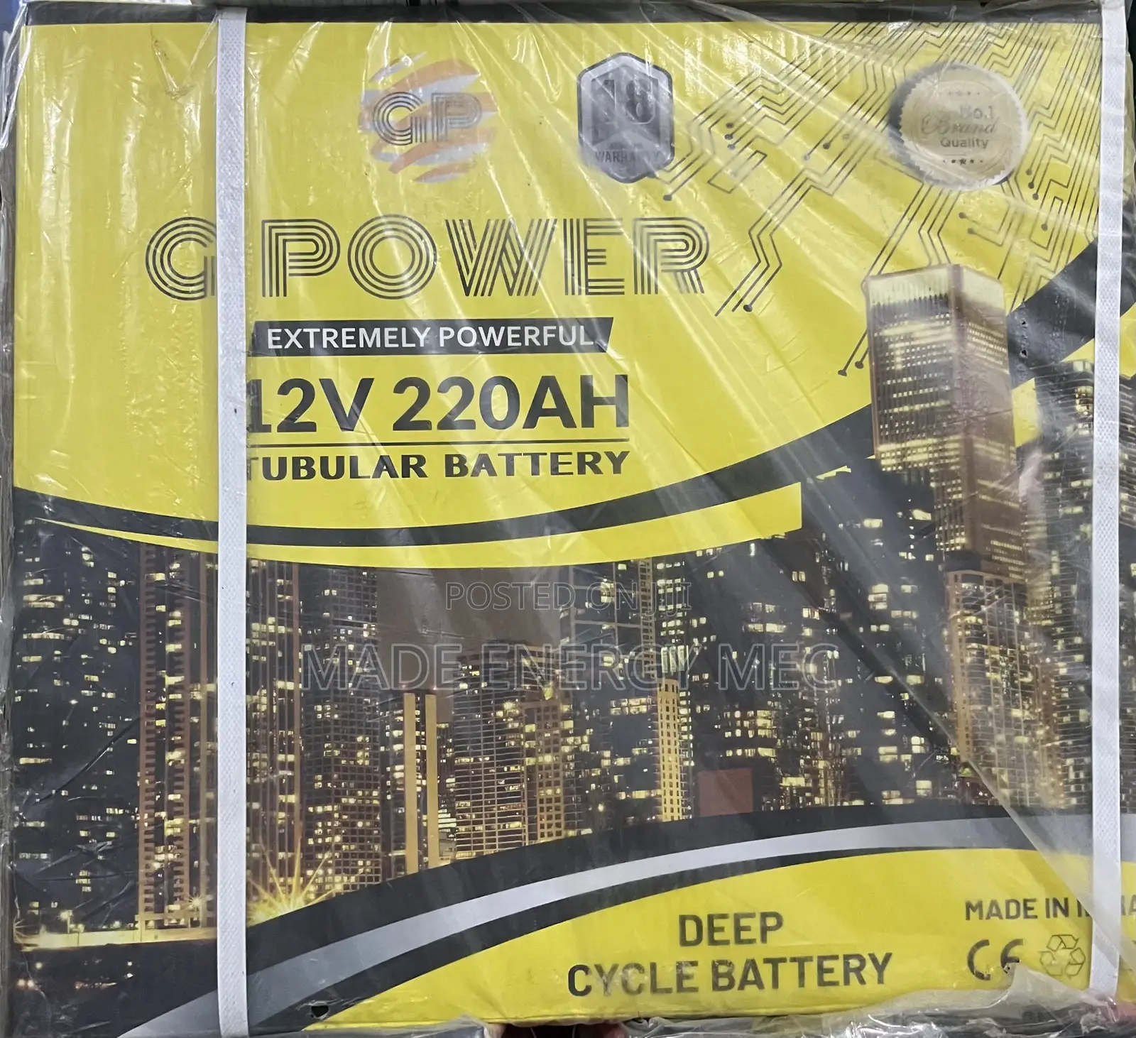 G Power Tubular Battery 220 Ah