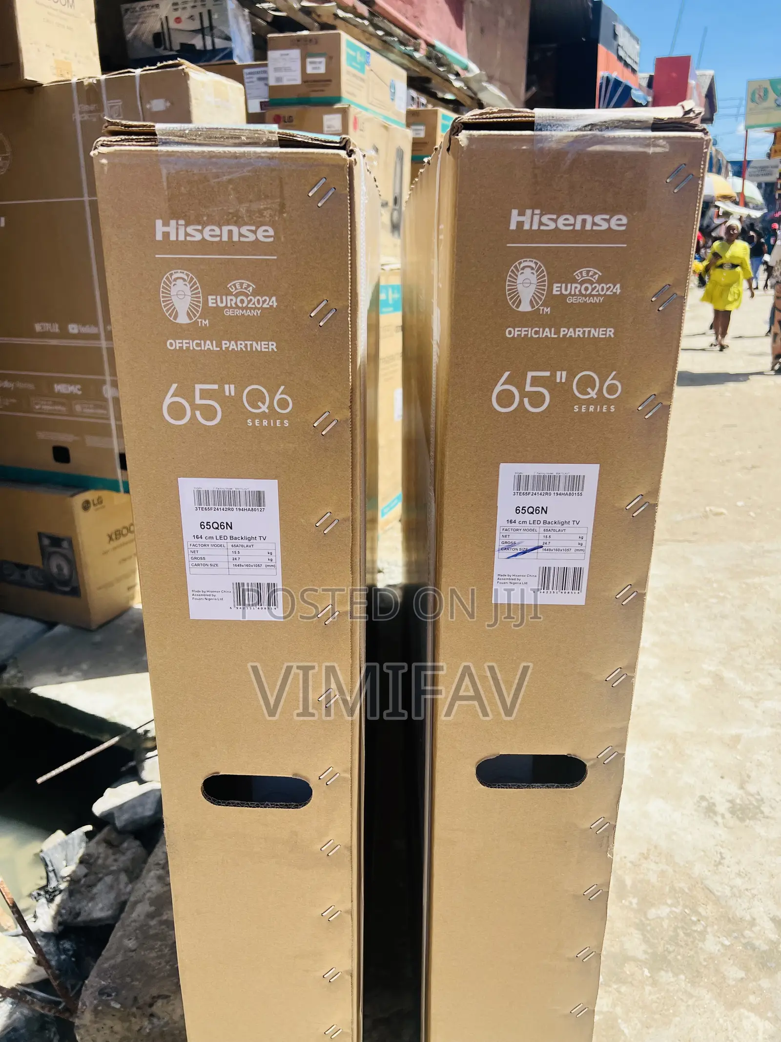 Hisense 65inches Smart With Warranty for 1yr