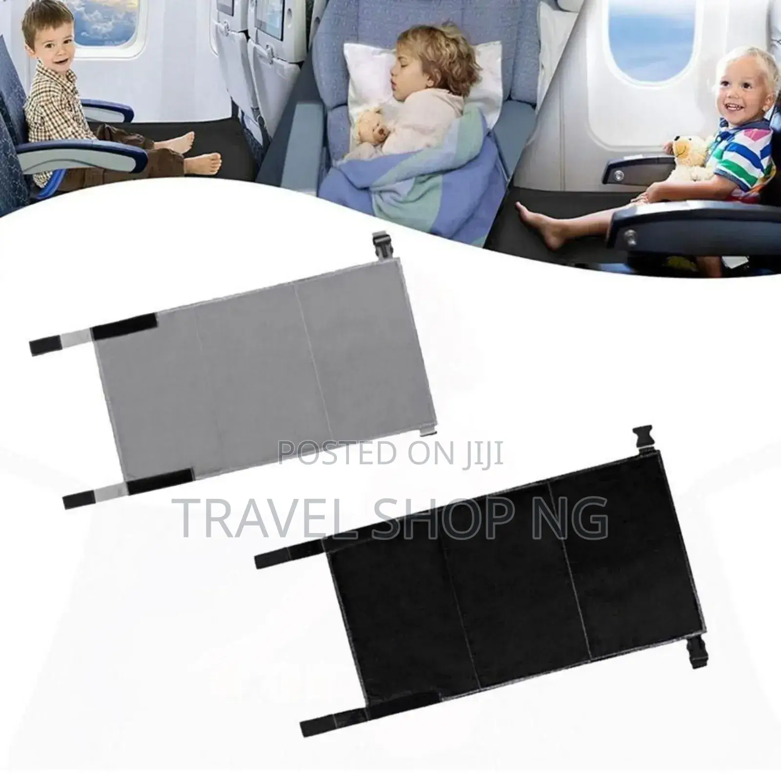Airplane Bed Seat Extender - Kids Sleep Play in Comfort