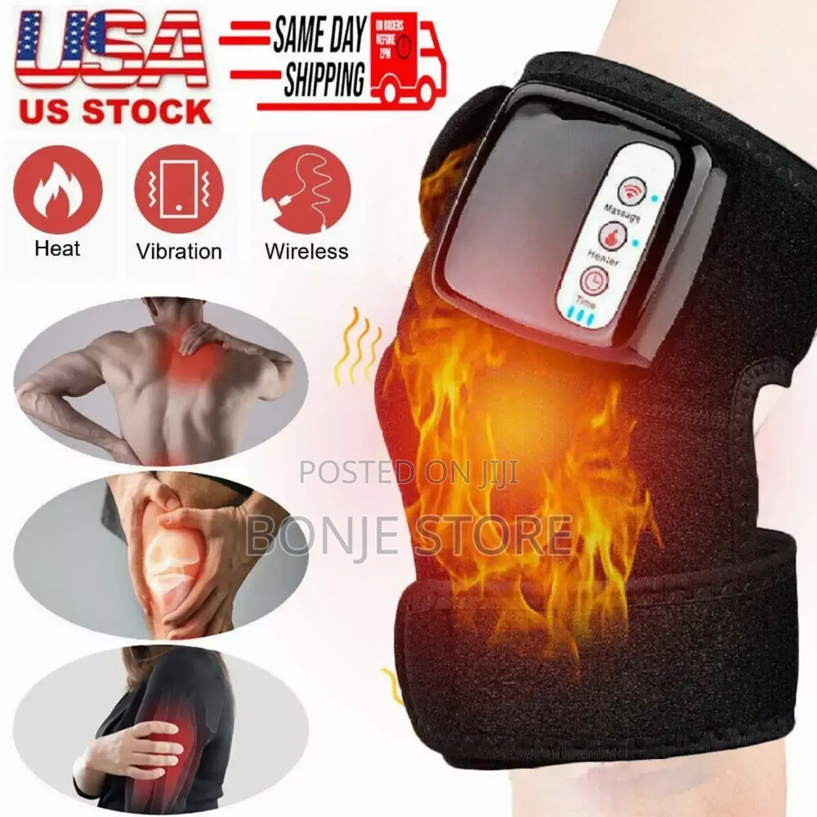 Electric Infrared Heating Knee Massager Elbow Joint Support