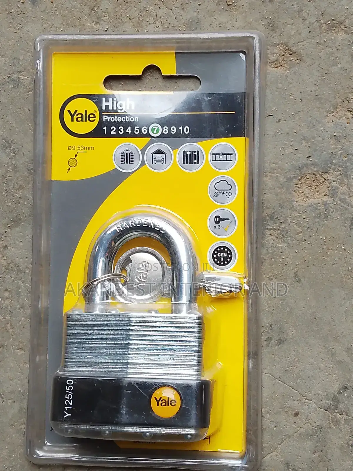 Yale Security Padlock 50mm