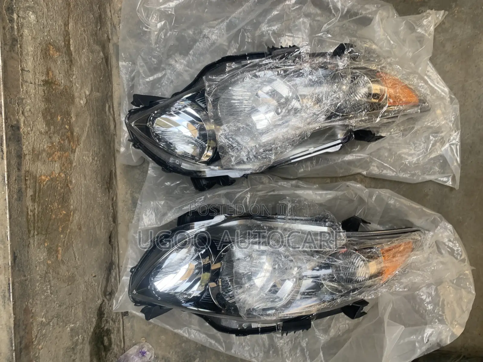 Headlight Corolla 2008 2010 Dark Face Sport
