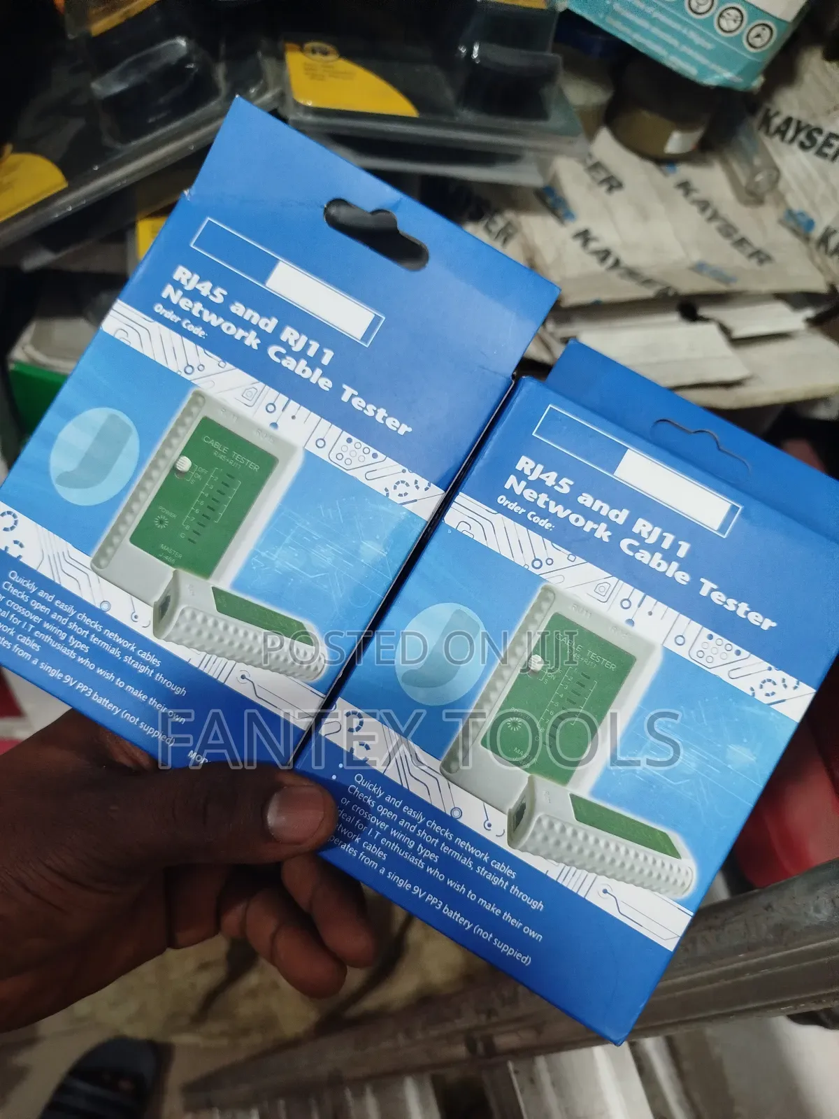 Rj45 and Rj11 Network Cable Tester