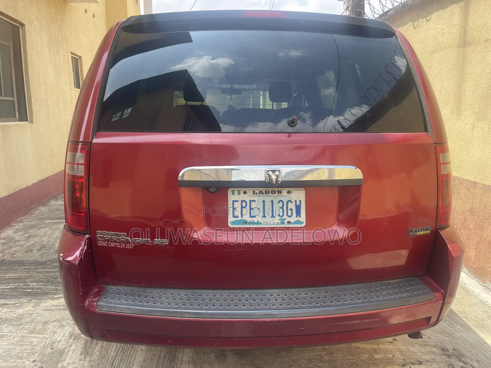 Dodge Caravan 2008 Red