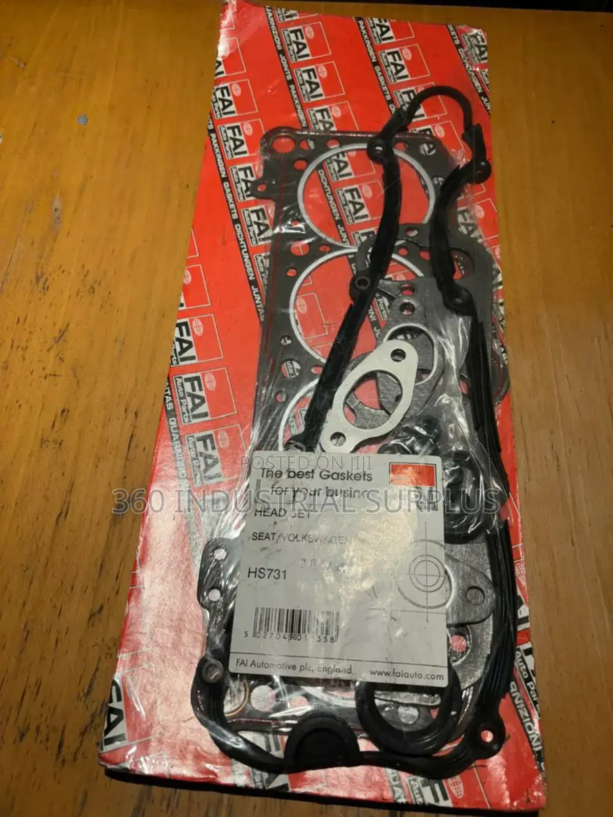 Genuine Fai Head Gasket Set Hs731