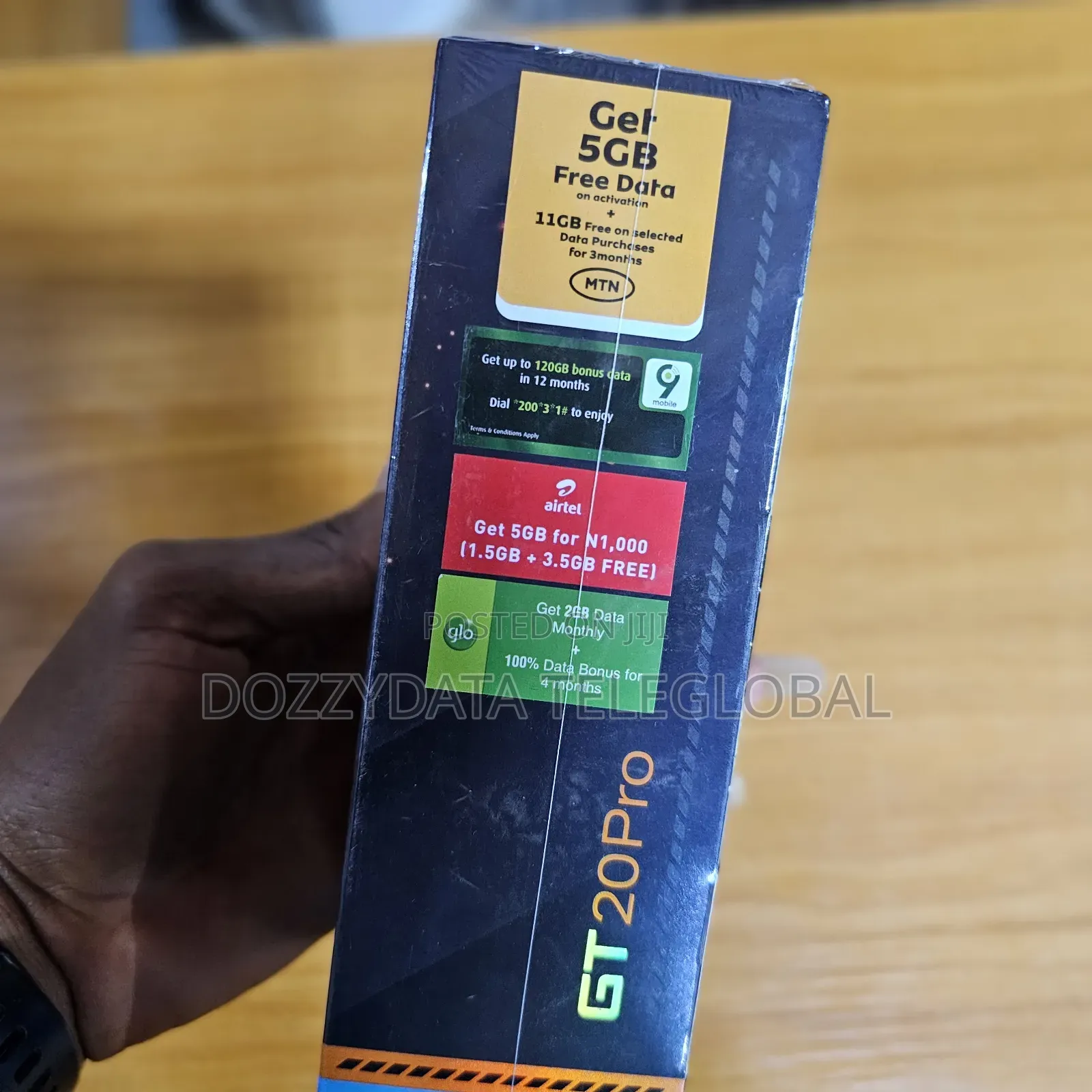New Infinix GT 20 Pro 12 GB Black