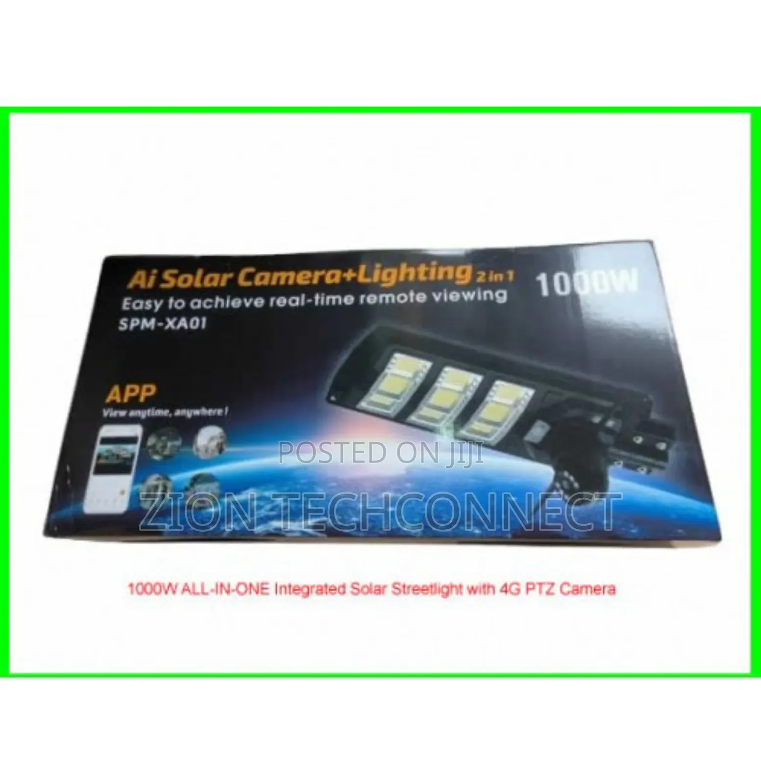 4g Solar Street Light With Ai CCTV Camera-300w