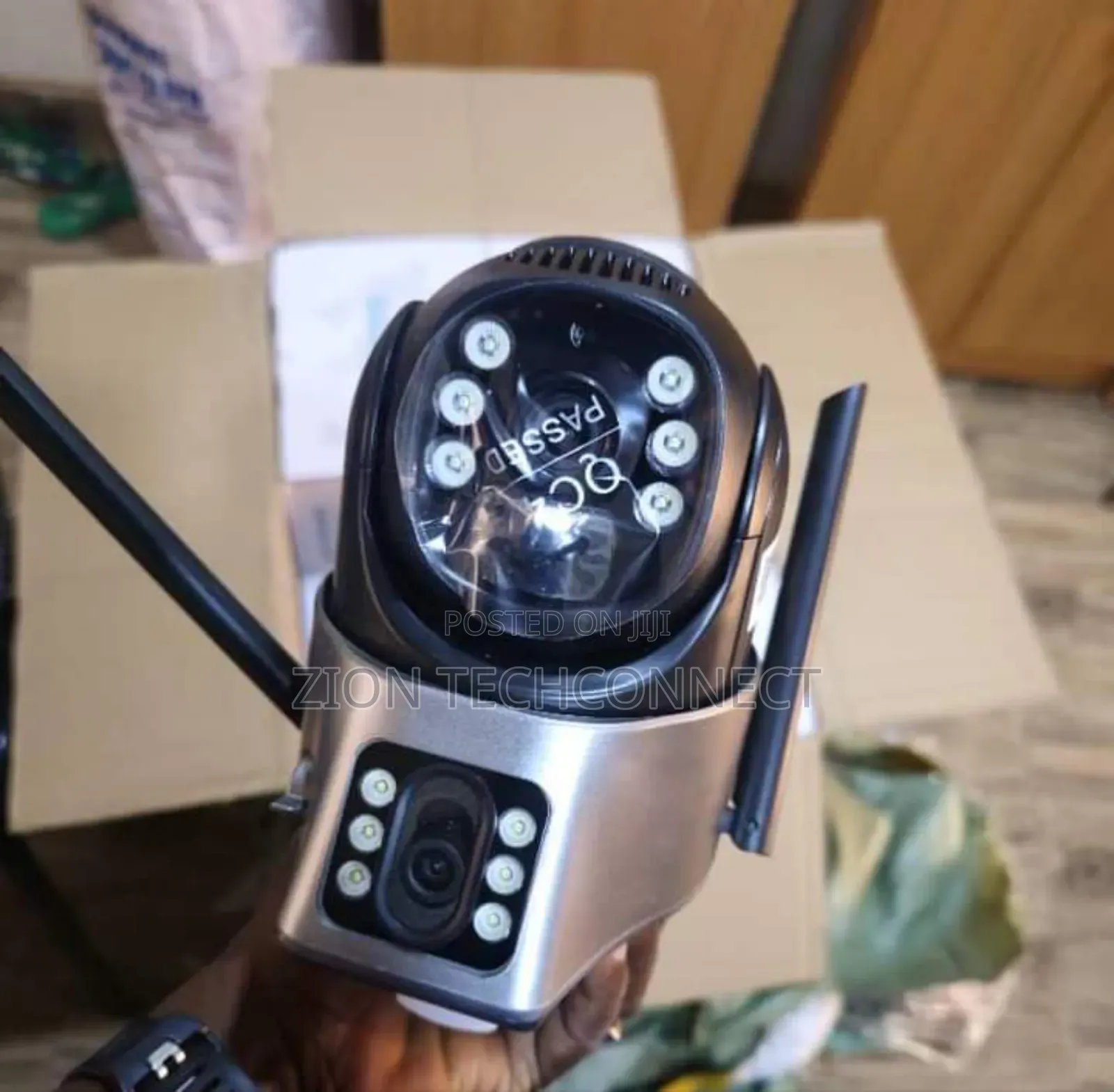 Solar PTZ Ip Camera Double Lens
