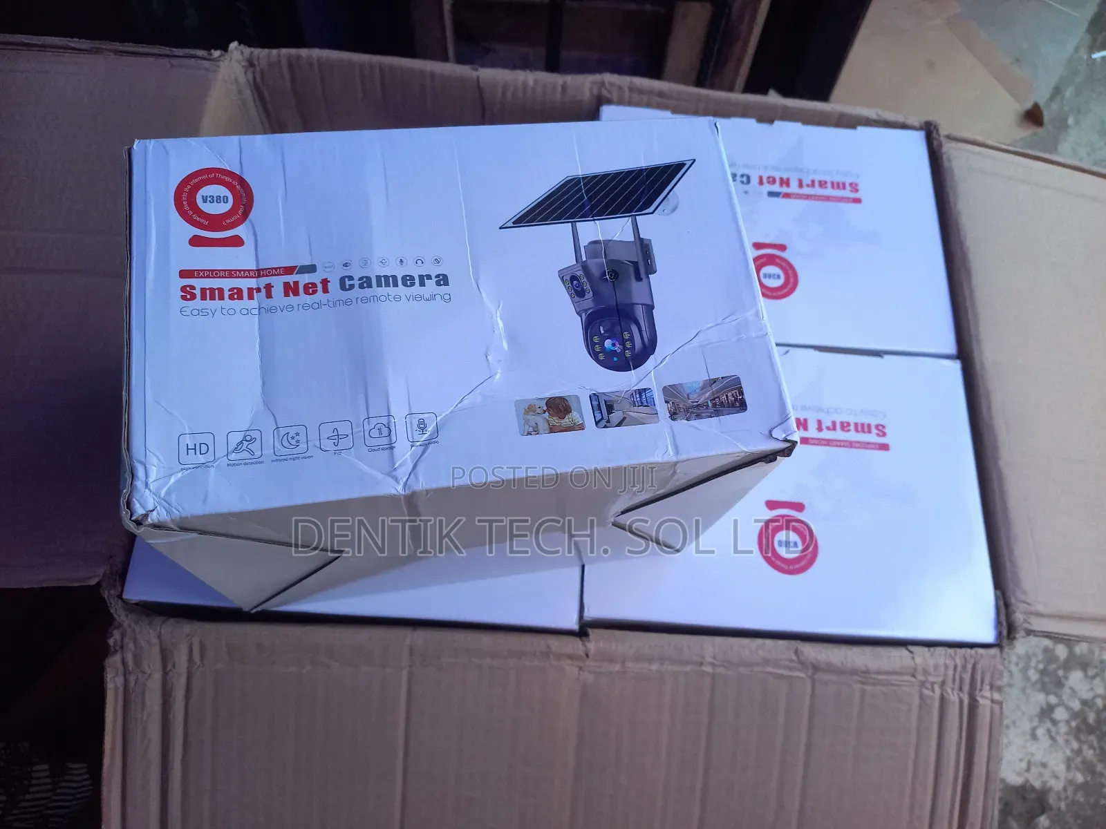 Dual Lens 4g V380pro Solar CCTV 5mp Camera