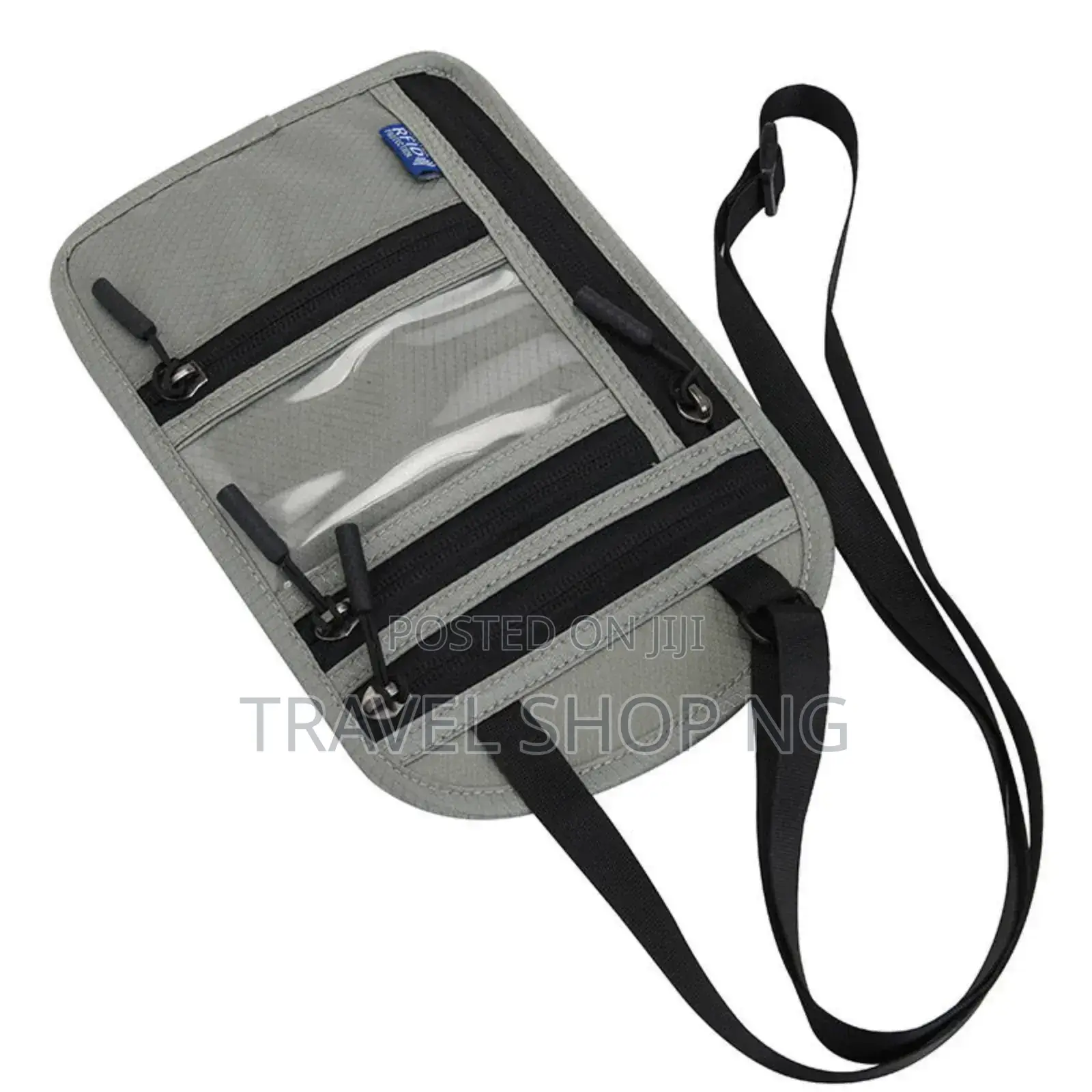 Rfid-Blocking Shoulder /Neck Document Bag