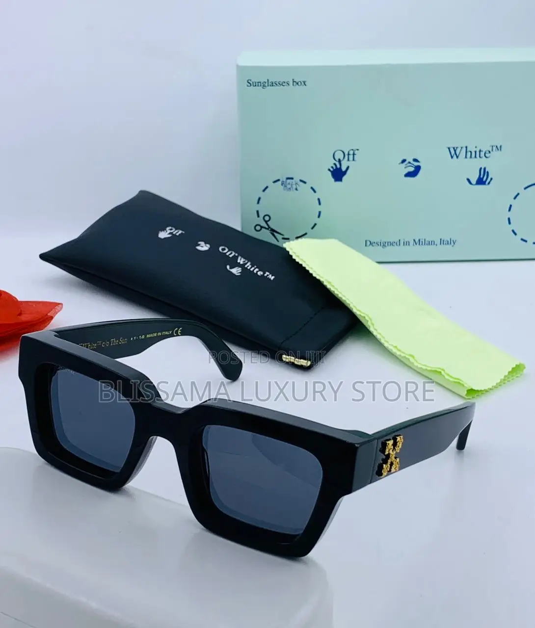 Luxury Off-White Sunglasses