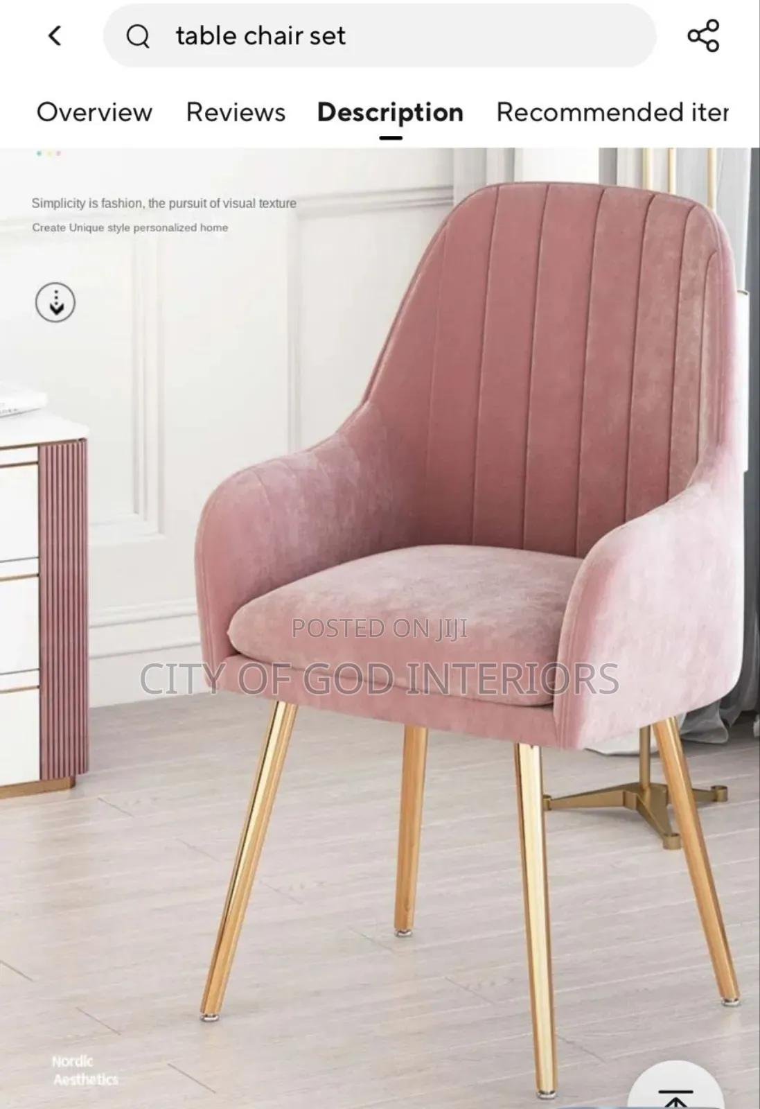 High Quality Restaurant Chair