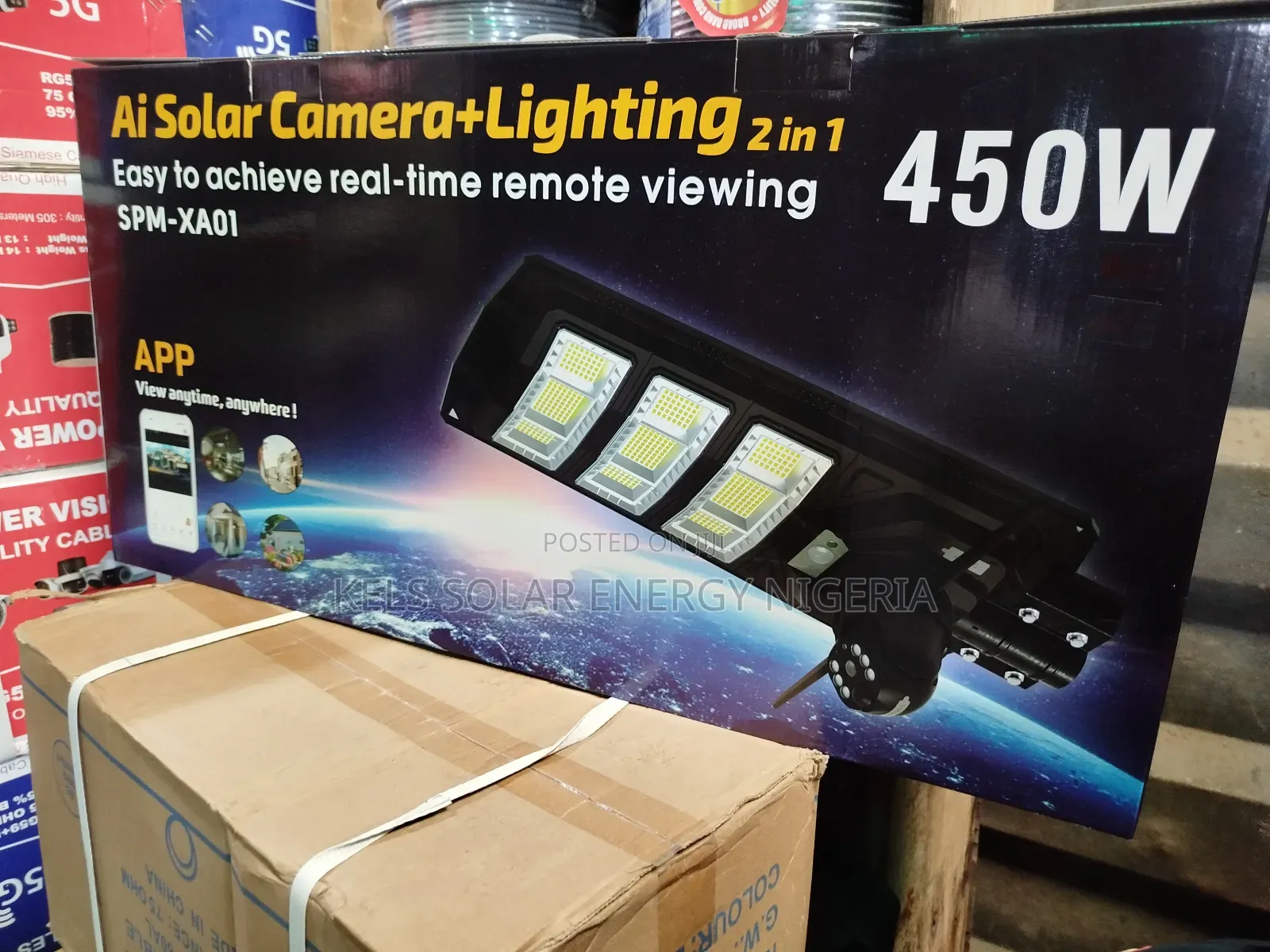 Original Solar Camera+Lighting 450w