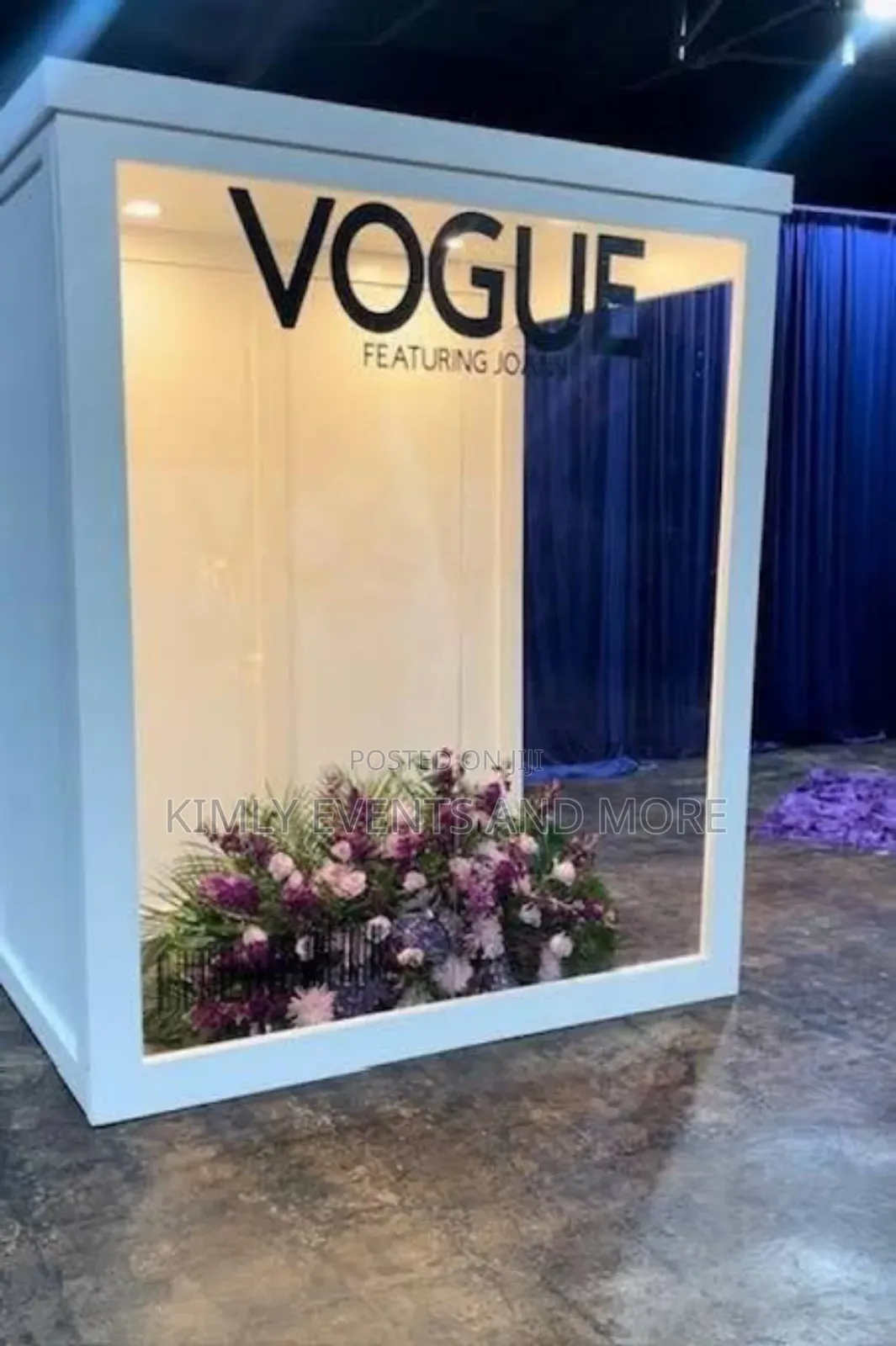 Magazine Photo Booth, Branding, Decor and Installation