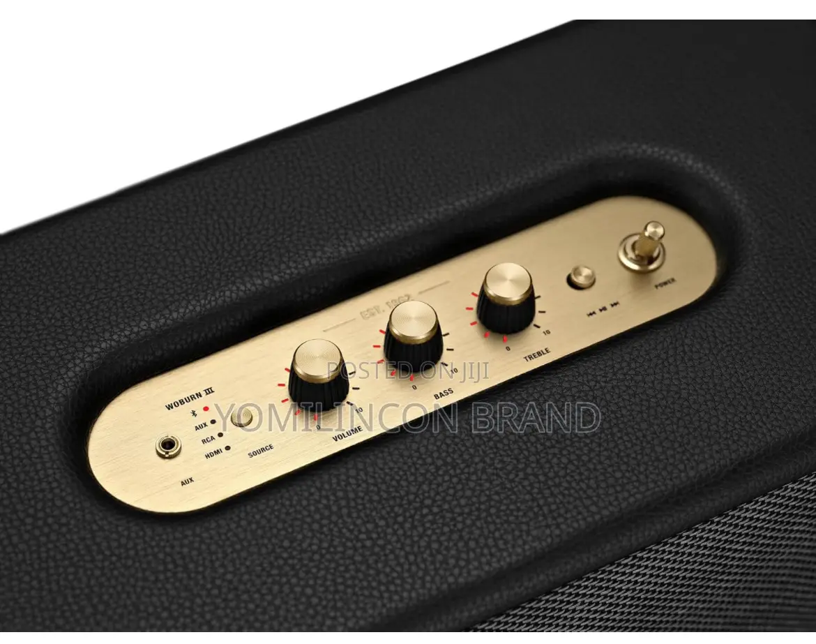 Marshall Woburn III Bluetooth Wireless Speaker,Black