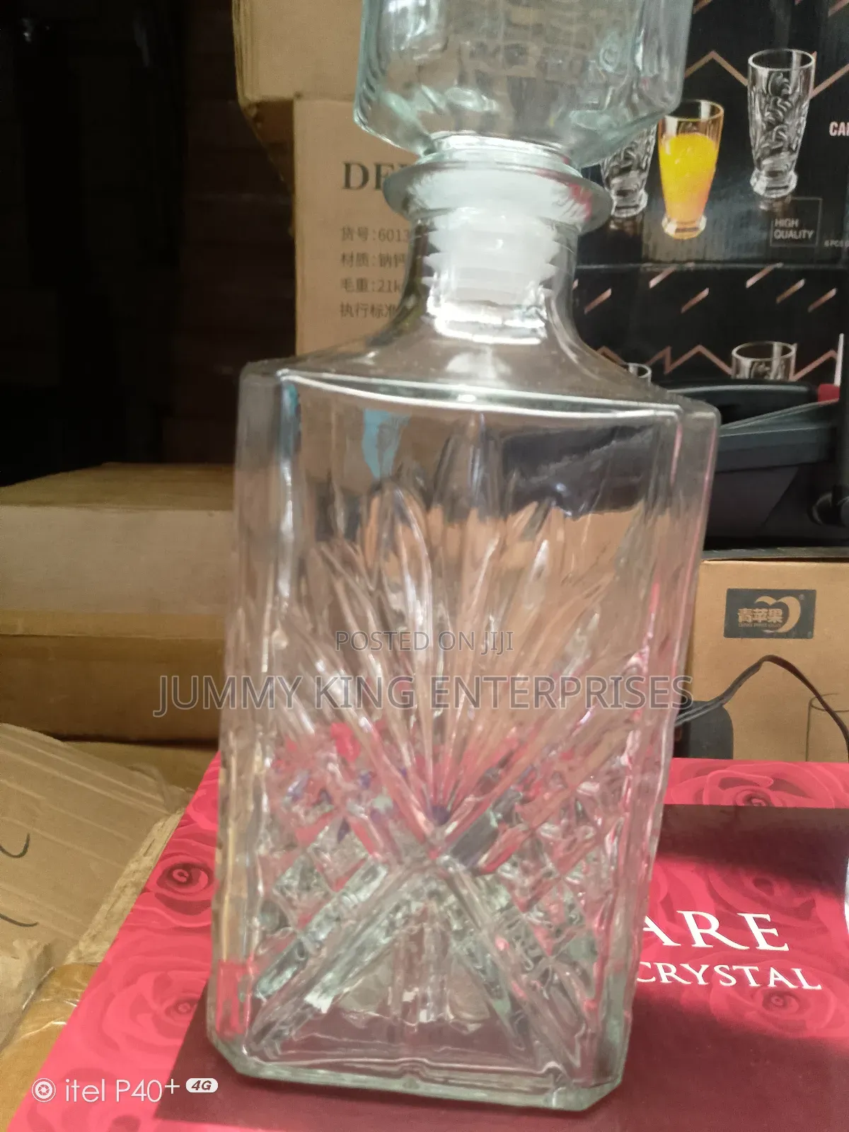 Glass Carafe Decanter Wine Bottle