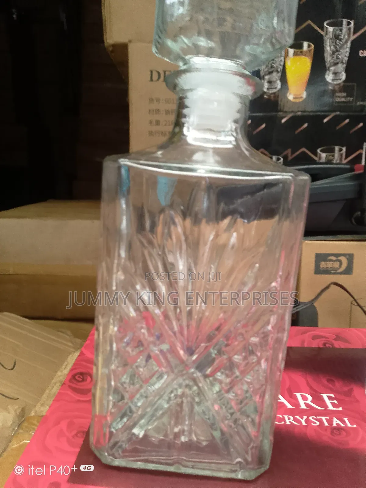 Glass Carafe Decanter Wine Bottle