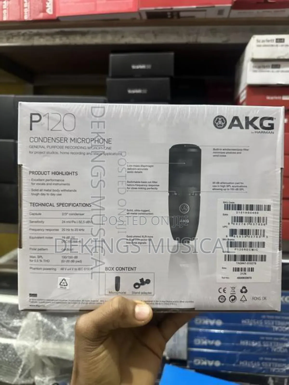AKG P120 Condenser Studio Microphone