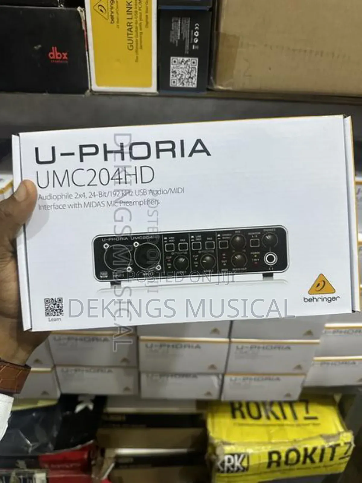 Behringer U-Phoria UMC204HD – USB 2.0 Audio Interface