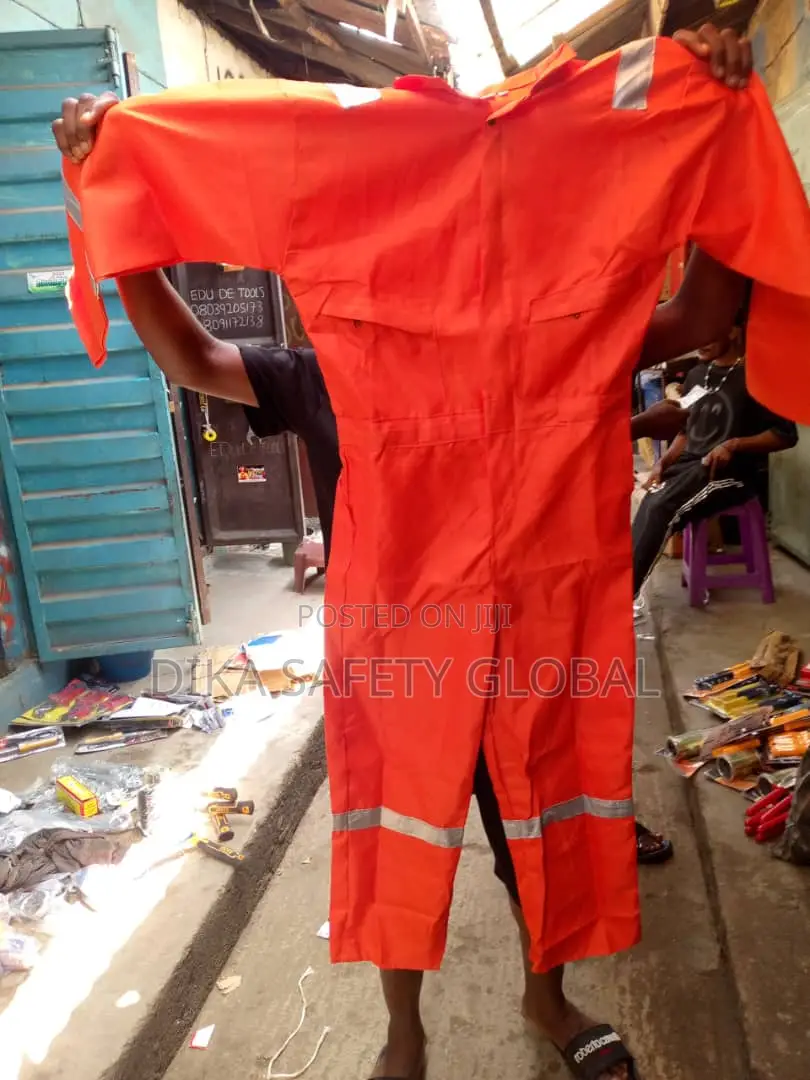 Safety Coverall Orange Color