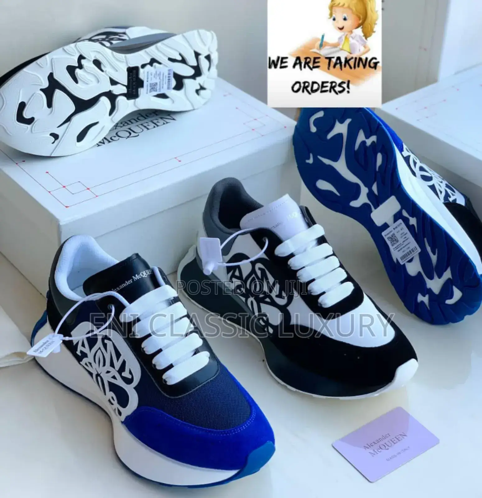High Quality Luxury Men's Sneakers Alexander McQueen