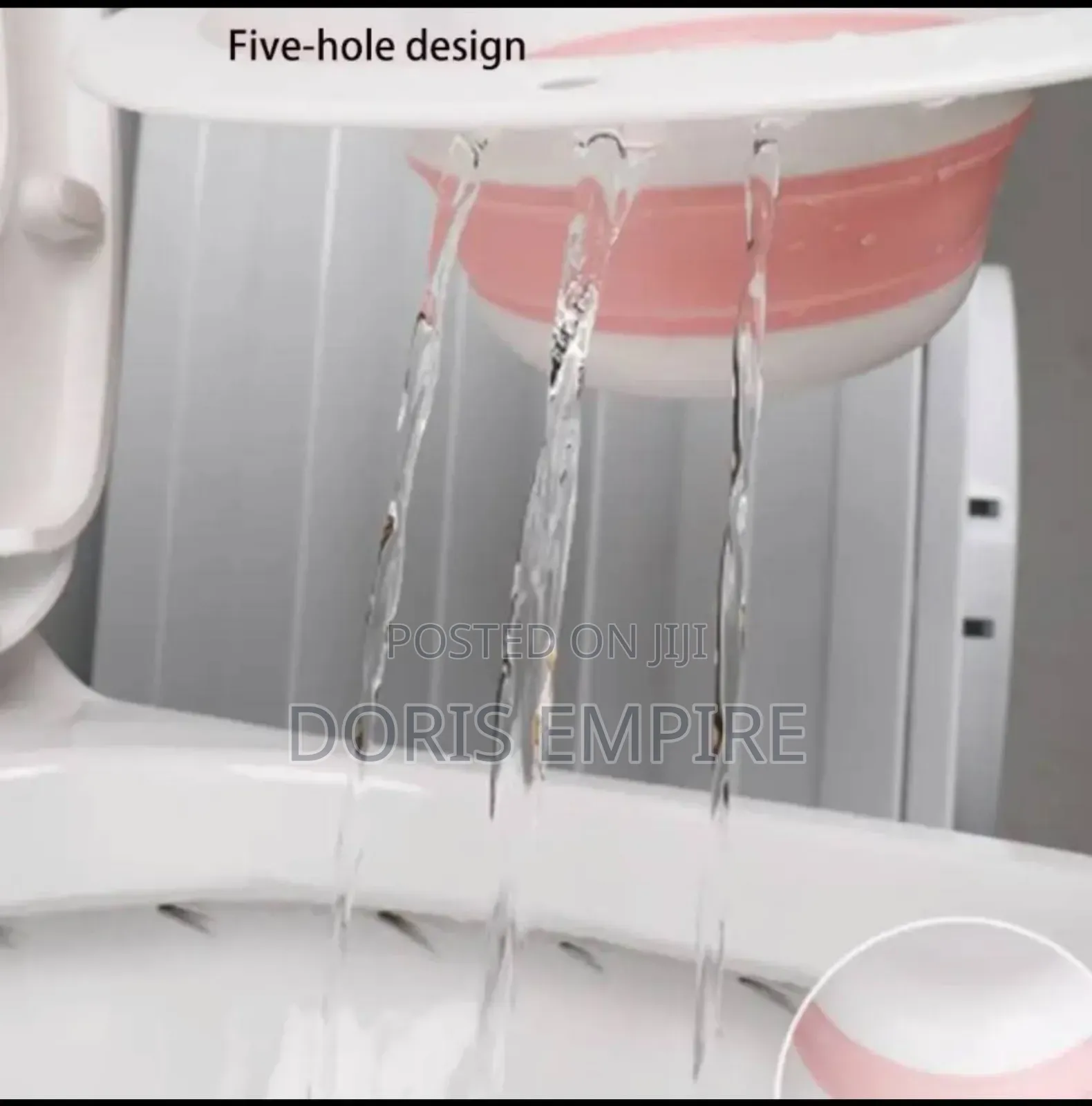 Folding Toilet Sitz Bath Bidet Flusher Special Wash Basin