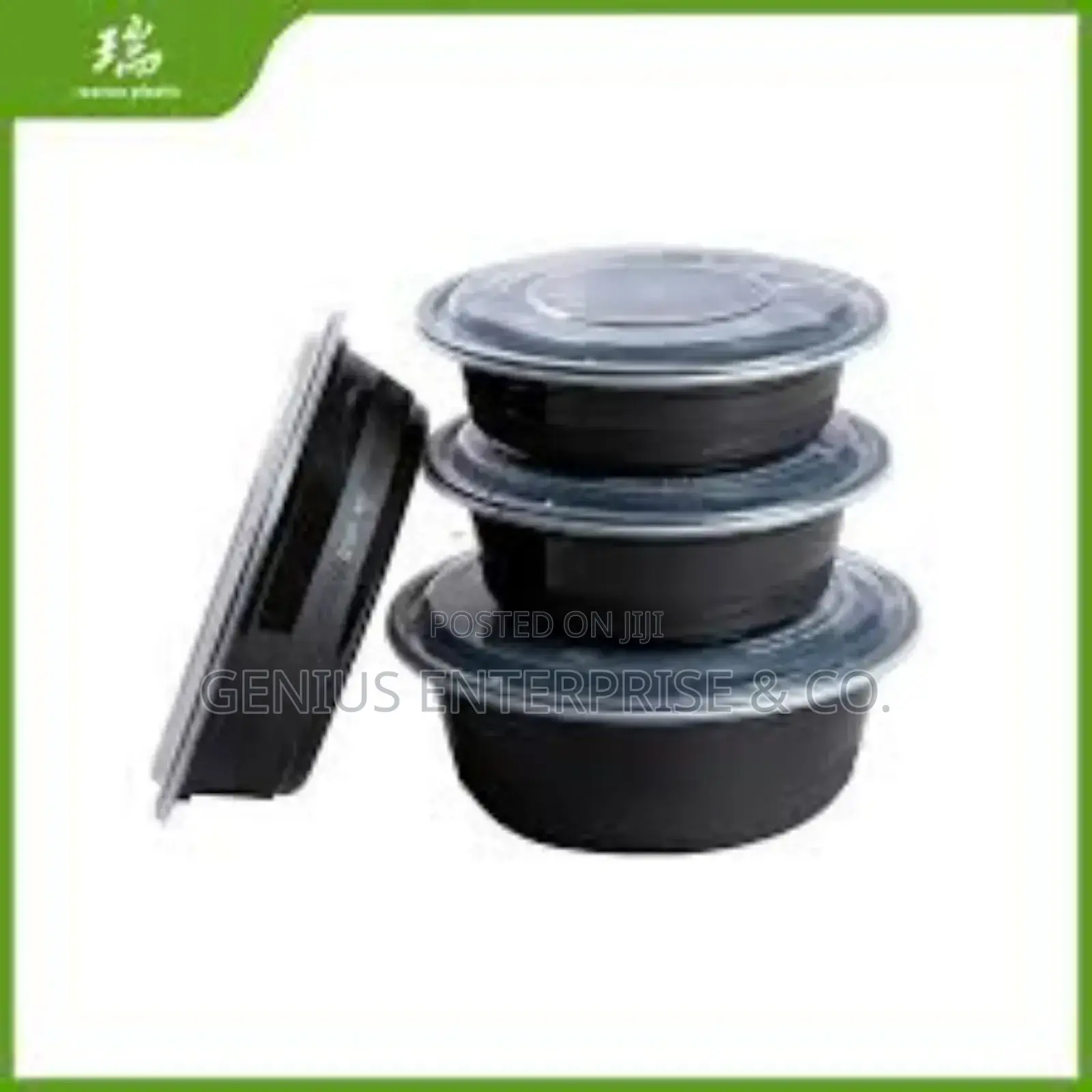 Food Plastic Container Takeaway Bowl 1000ml, 750ml. (A Pack)