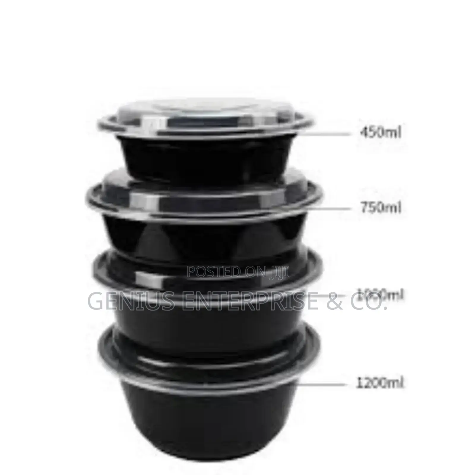Food Fancy Round Takeaway Bowl (1pack)