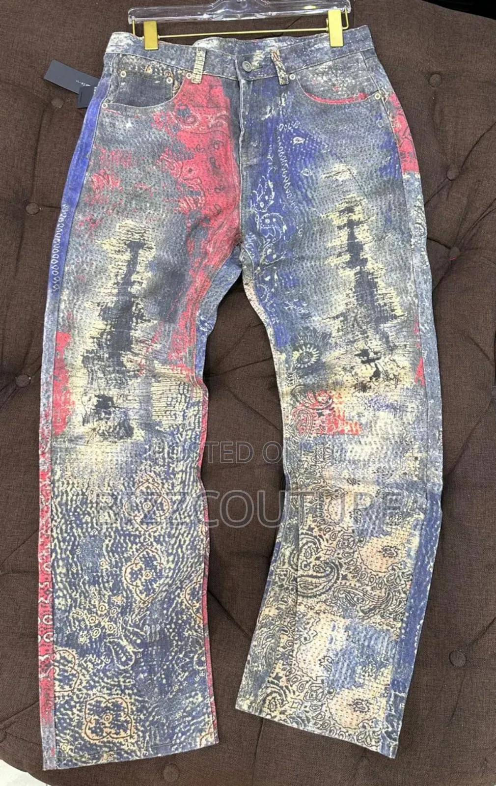 Original Abstract Denim Jeans Available in Store