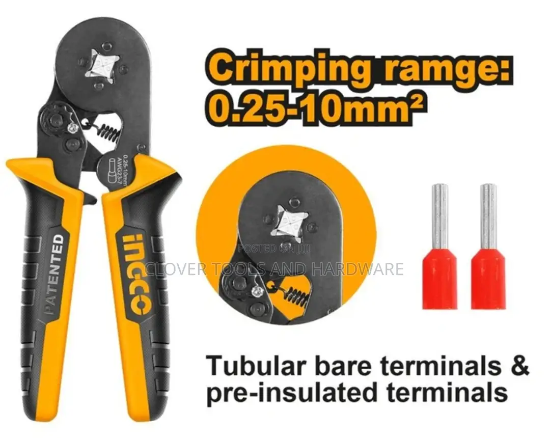 Ingco Hrcpg05210 Ratchet Crimping Plier 6"