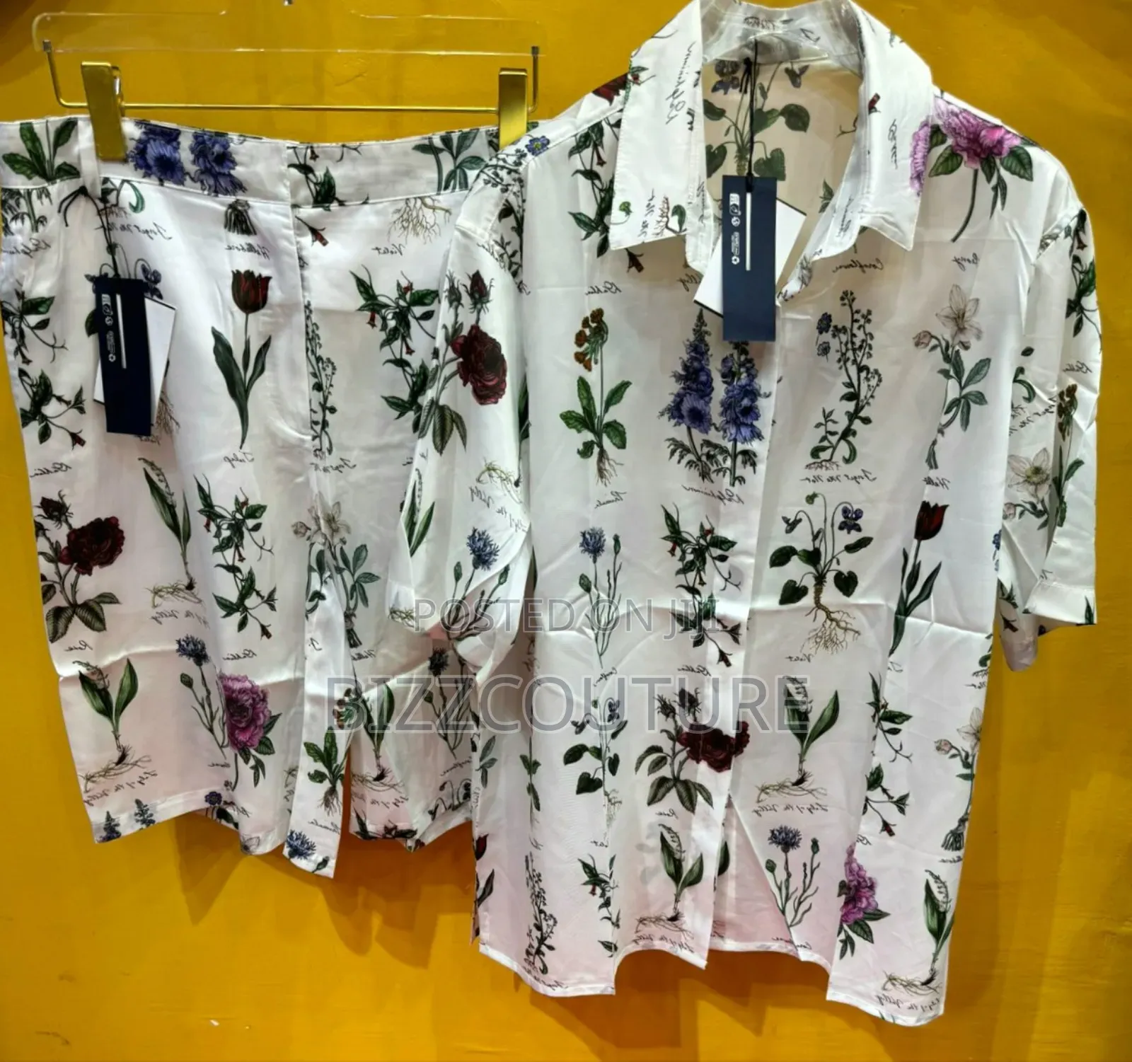 Original Dior Silk Shirts Short Available in Store