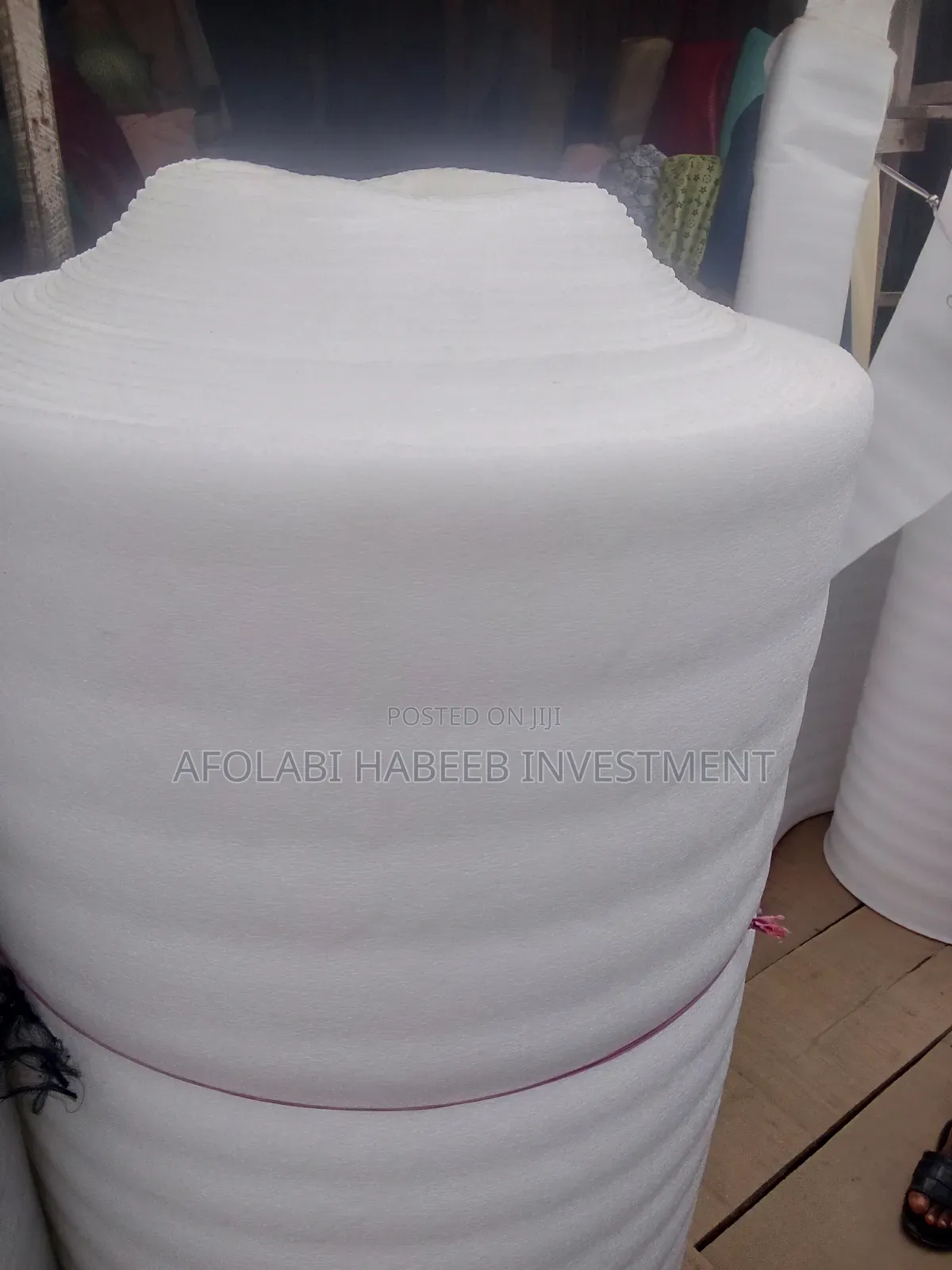 PVC White Foam Underlay Per Yard