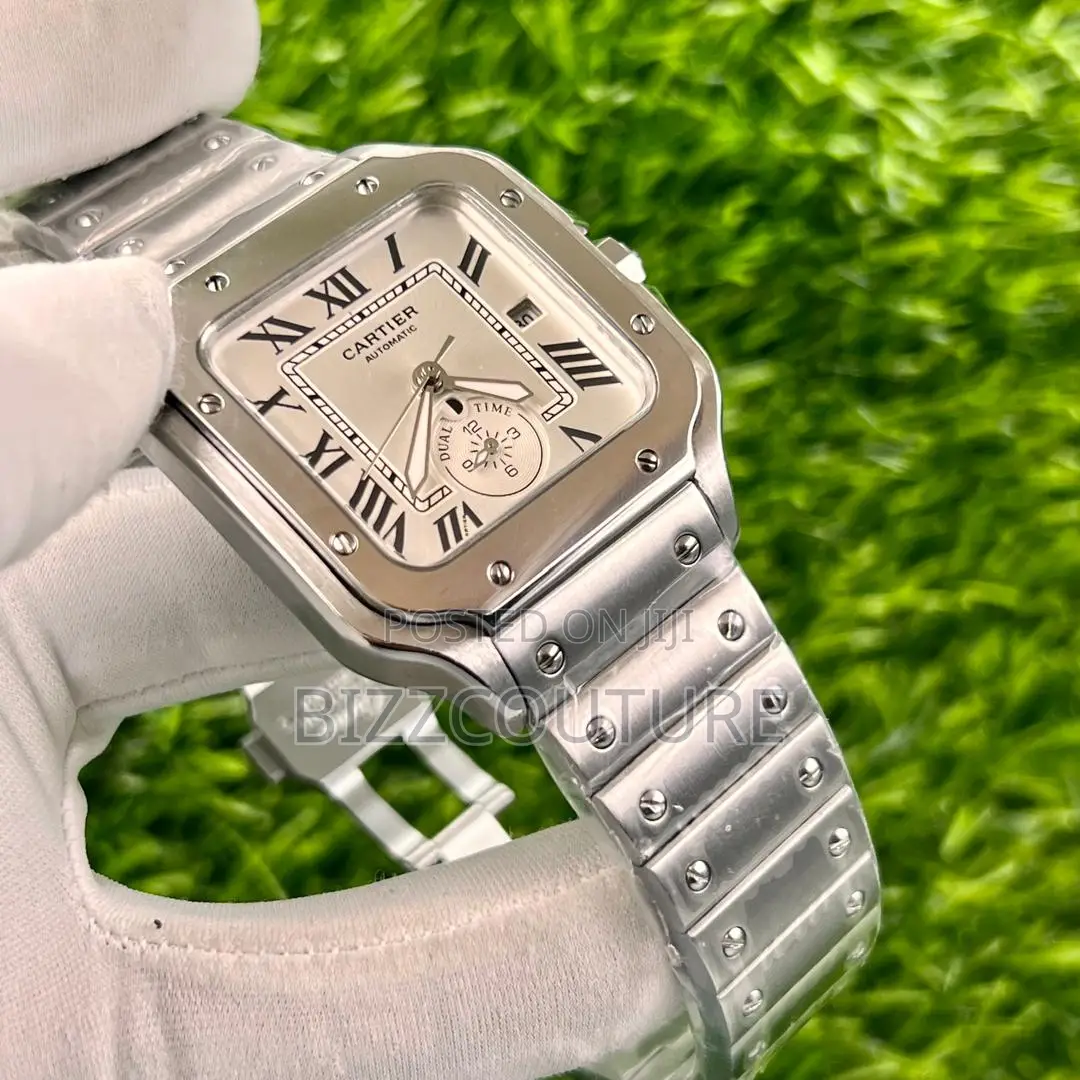 Original Cartier Chronograph Silver Chain Watch Is Available