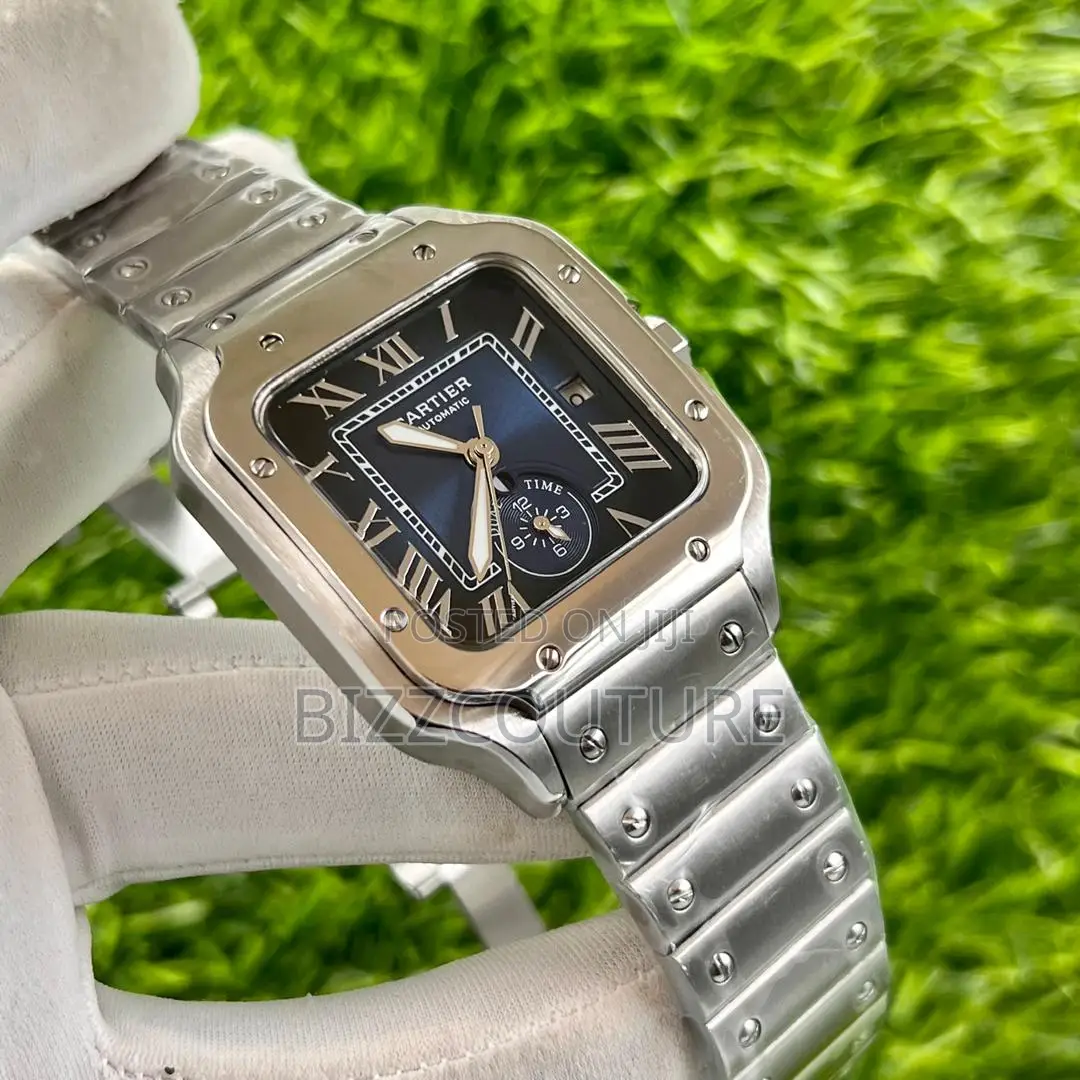 Original Cartier Chronograph Silver Chain Watch Is Available