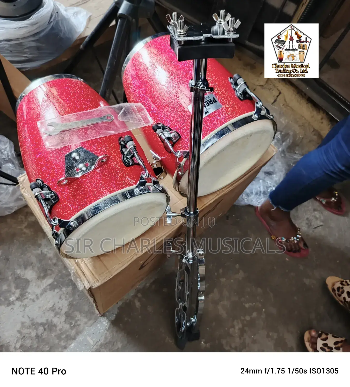 Professional Premier Wood English Conga Drum