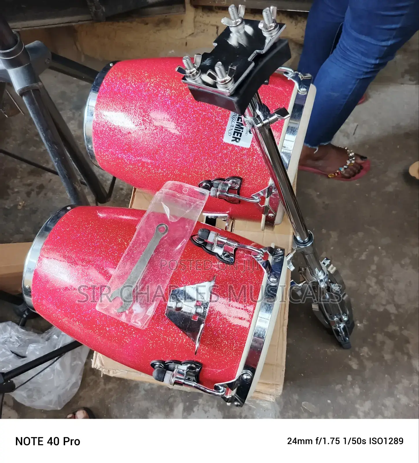 Professional Premier Wood English Conga Drum