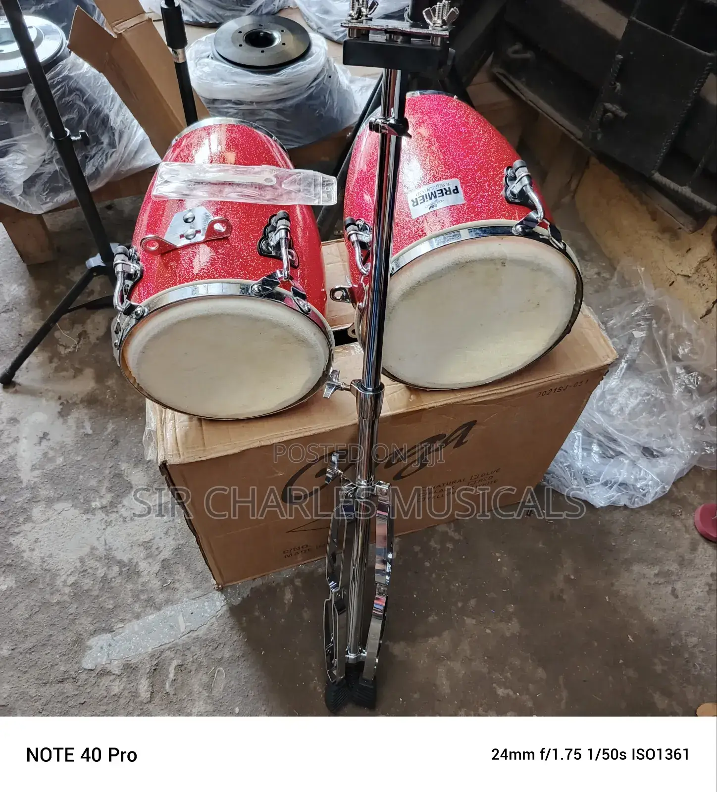 Professional Premier Wood English Conga Drum