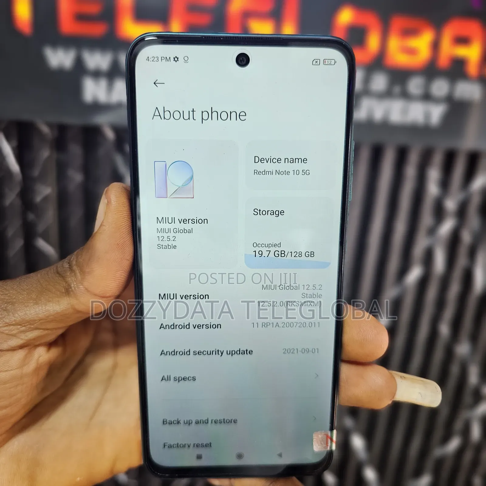 Xiaomi Redmi Note 10 5G 128 GB Green