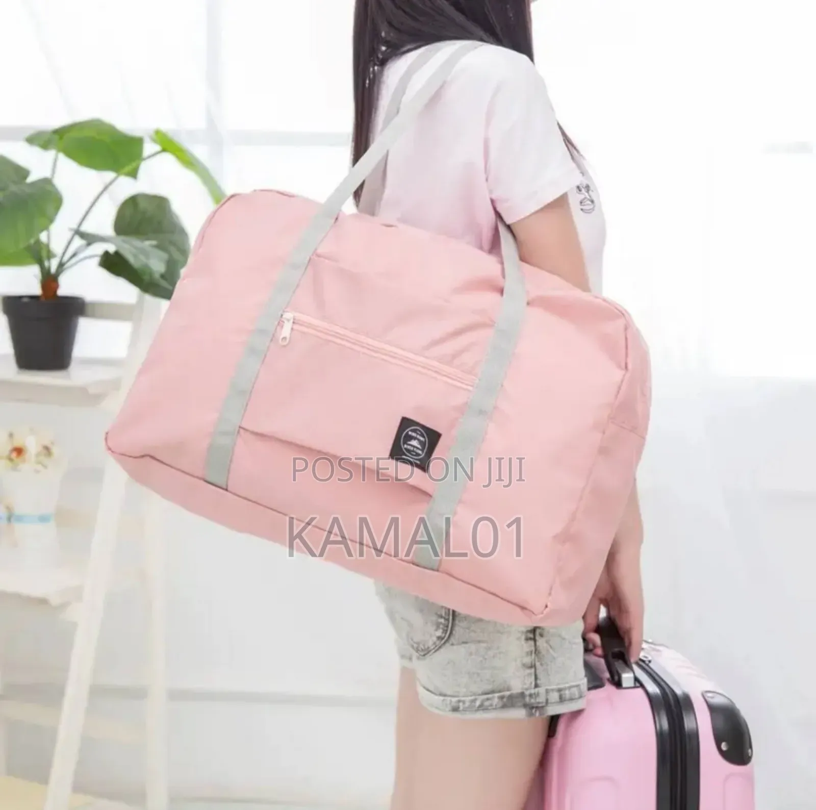 1pc Large Folding Waterproof Luggage Storage Bag Suitcase