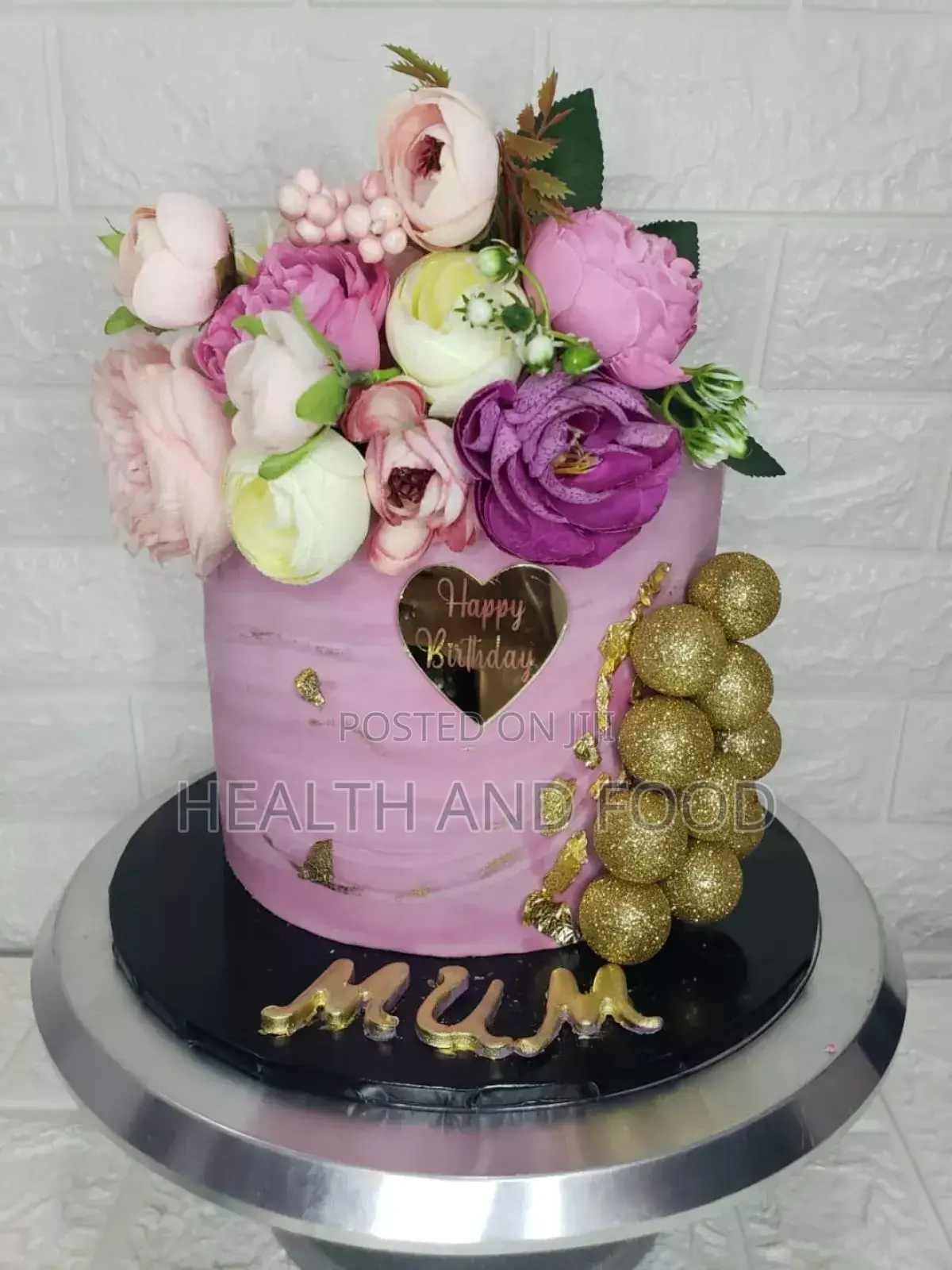 Adult Birthday Party Cake for Mum