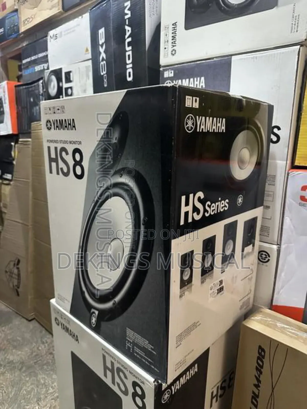 Yamaha HS8 Powered Studio Monitor Speaker Black (Pair)