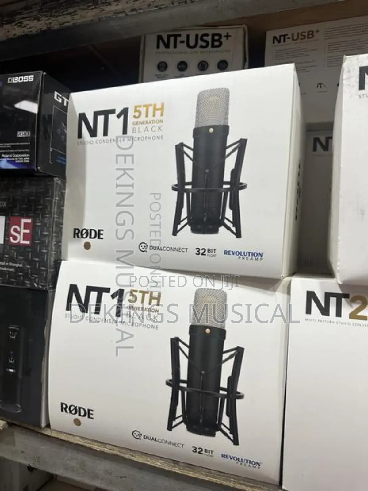 Rode Nt1 Studio Condenser Mic 5th Gen (Black)