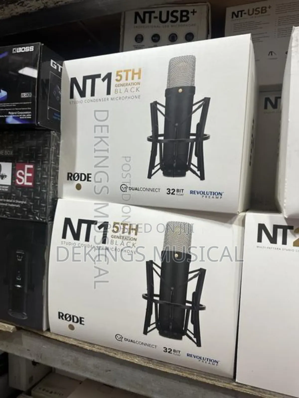 Rode Nt1 Studio Condenser Mic 5th Gen (Black)